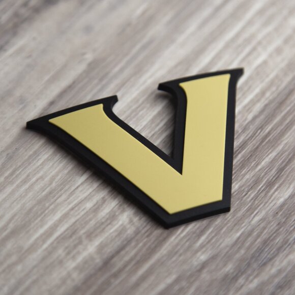 Vanderbilt Commodores Black 3D Snapback Tilikum Trucker Hat- Black - Picture 3 of 3